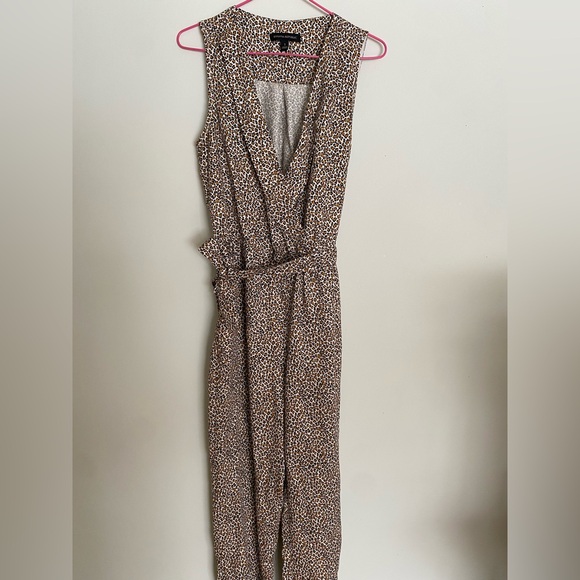 Banana Republic Pants - Banana Republic Jumpsuit Leopard Print